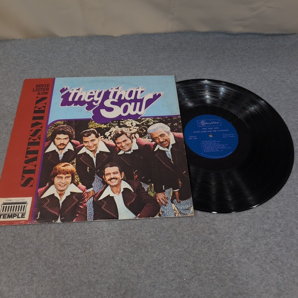 Hovie Lister & The Statesmen They That Sow Vinyl LP Southern Gospel Skylite
